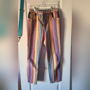 INCREDIBLE Vintage Rainbow Stripe Pants